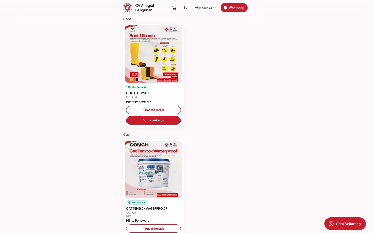 Anugrah Bangunan — Social-to-WhatsApp Funnel Gallery Image 2